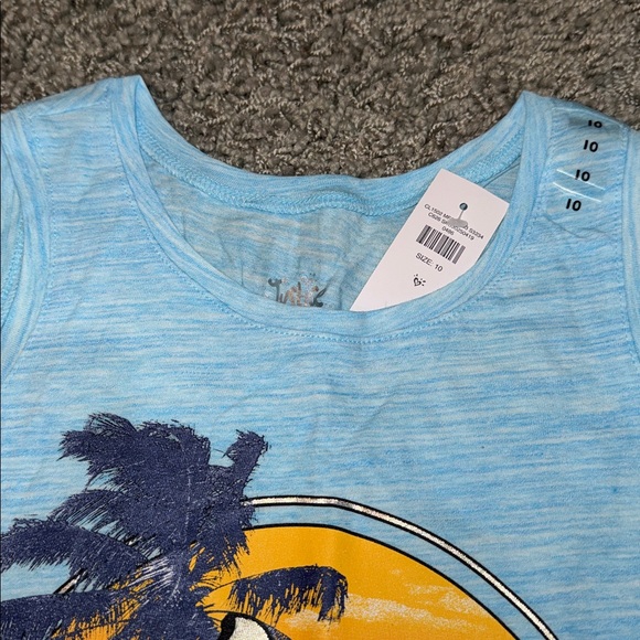 Justice Tropical Vibes Tank Top Girls (10) NEW - Picture 4 of 7